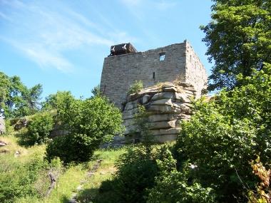 Die Burgruine Eprechtstein liegt am Steinbruchweg und kann durch einen Spaziergang erreicht werden.