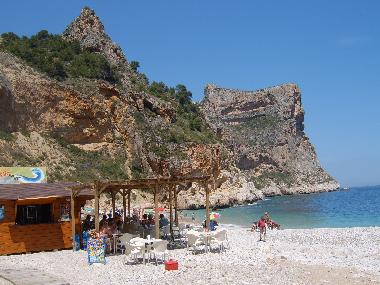 Kieselstrand nur 1 Km entfernt