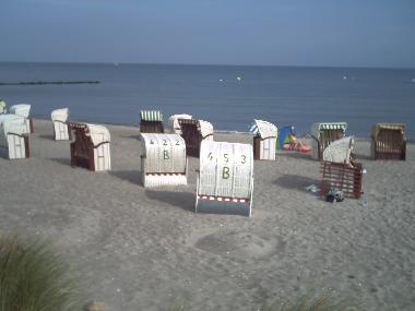 Strand vor der Wohnung
