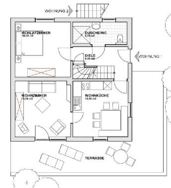 Wohnung Lwenzahn Grundriss