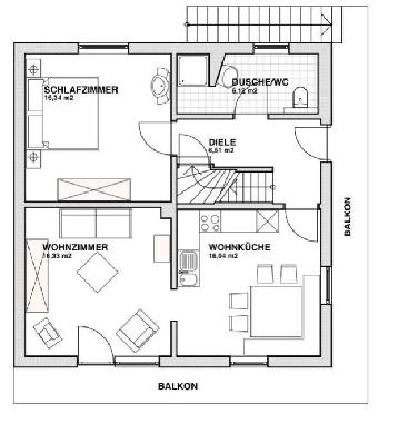 Grundriss Almrserl