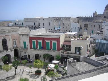 Blick von der Terrasse ber die Piazza Garibaldi