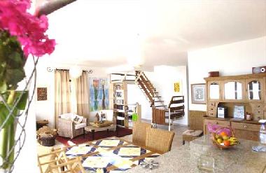 Wohnzimmer Blick von der K�chentheke