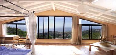 Blick aus dem Himmelbett