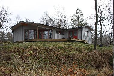The house seen from the bay side
