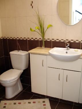 Das Gste WC im Erdgeschoss.