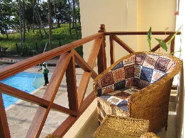 Privaten Balkon der Blaue Zimmer.