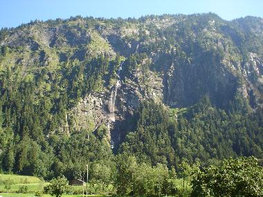 Fallbach - Sicht aus der K�che Richtung S�DEN