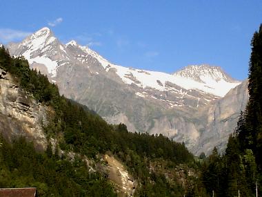 Unser Hausberg - das Wetterhorn - Blick Richtung OSTEN