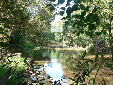 Peterson Nebenfluss und schwingbr�cke