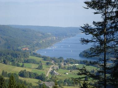 Aussicht auf den Schluchsee auf dem R�ckweg vom Zweiseenblick