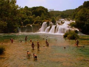 Krka Wasserflle. ca 55 km.