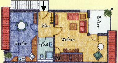 Grundriss Obergeschoss