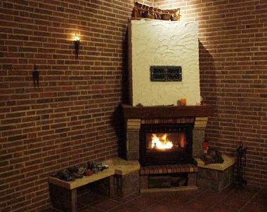 Kamin f�r romantische Stunden