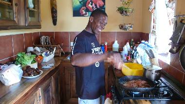 Jamaikanisch kochen. 