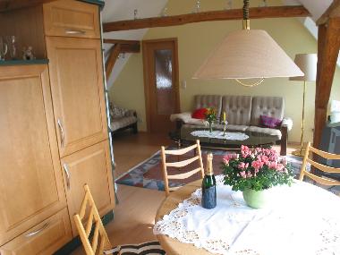 Sitzecke in der Wohnkche