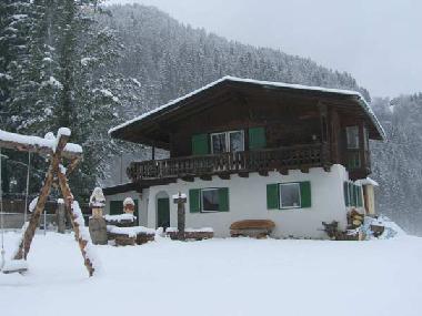 Waldblick Ferienhaus im Winter