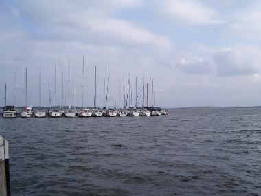 Yachthafen in Breege