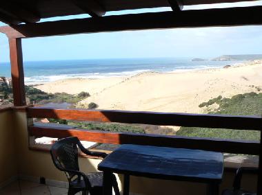 Blick vom Balkon