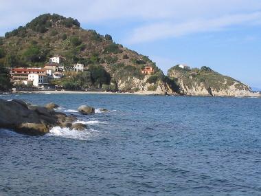 Blick auf S. Andrea aus dem Cotoncello aus.