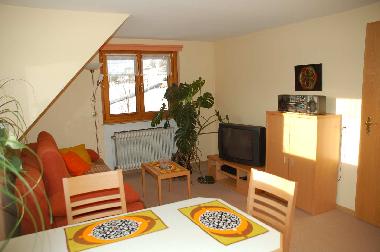 Wohnkche mit Wohnzimmer