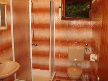 Bad mit Dusche, WC, Waschmaschine ect.