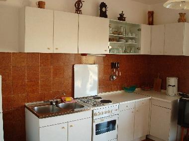 Wohnk�che mit Sat-TV