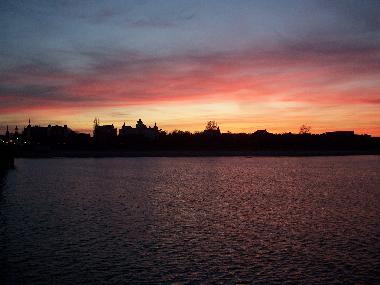 Sonnenuntergang ber der Insel