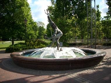 Neptunbrunnen am Kurpark