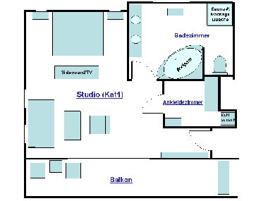 Plan vom Studio