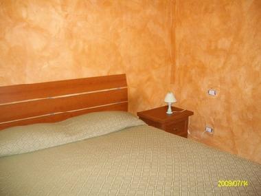 und das Schlafzimmer