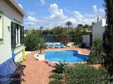 Aussicht auf den Garten & Pool