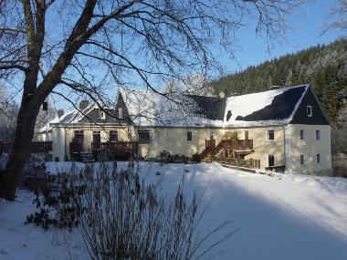 Winteransicht der Weidenhuser Mhle