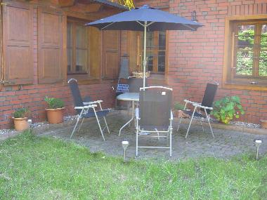 Terrasse mit Garten zur alleinigen Nutzung