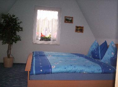 Schlafbereich im Dachgescho�