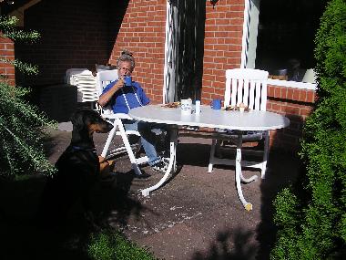 Terrasse - Sonne am Morgen