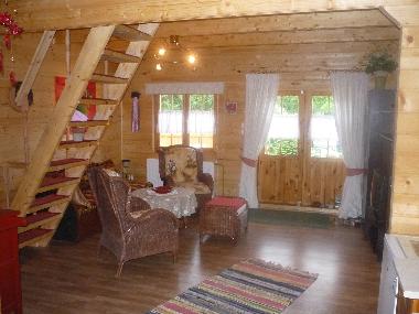 BLOCKHAUS  I  Wohnzimmeransicht