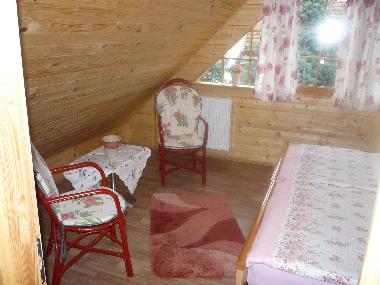 BLOCKHAUS  I  Schlafzimmer mit Sitzecke