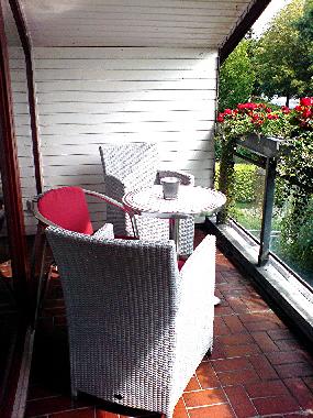 Entspannen auf dem Balkon