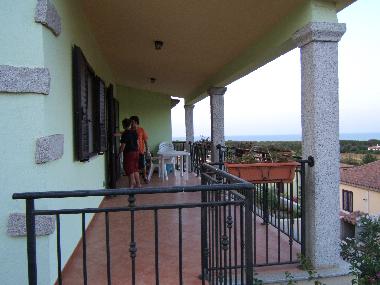 Eingang des Hauses mit Veranda