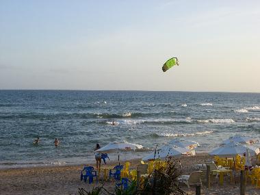 Der Strand vor der Villa Cactus. 