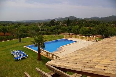 Der schne Ausblick vom Balkon