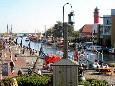 Blick auf den Museumshafen