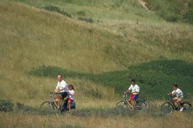 Im Naturschutzgebiet 300 km Radfahren