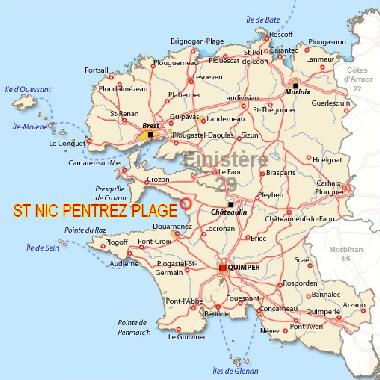 Ferienhaus in PENTREZ PLAGE (Finist�re) oder Ferienwohnung oder Ferienhaus