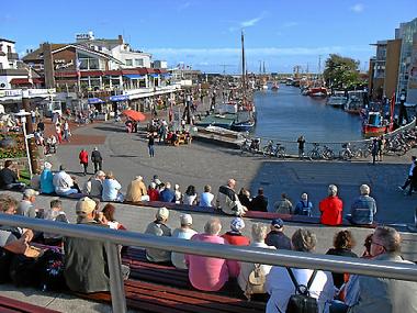 Blick auf den Museumshafen