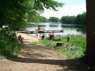 Badestelle am Krummsee