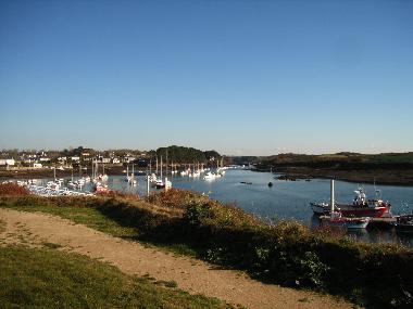 Dezemberblick auf den Aber von Lanildut