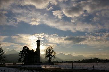 Abendstimmung bei St. Coloman