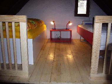 Galerie mit Stehh�he 2 Betten